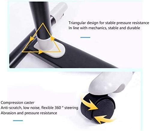 Laptop Table Medical Adjustable Overbed Bedside Table With Wheels For Coffee Laptop Tablet Portable Notebook Desk Sofa Side Table Hospital And Home Use With Cup Holder W (Co