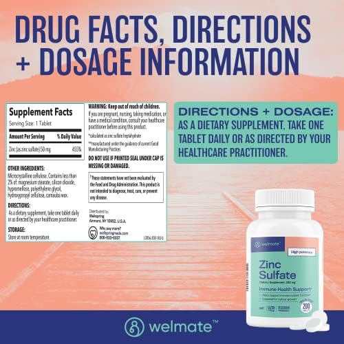 WELMATE Complete Allergy & Wellness Kit: Generic Xyzal Levocetirizine 5mg (24hr Support), Phenylephrine HCl Nasal Decongestant, Doxylamine Sleep Aid, Bifidobacterium Probiotic, & Zinc Sulfate