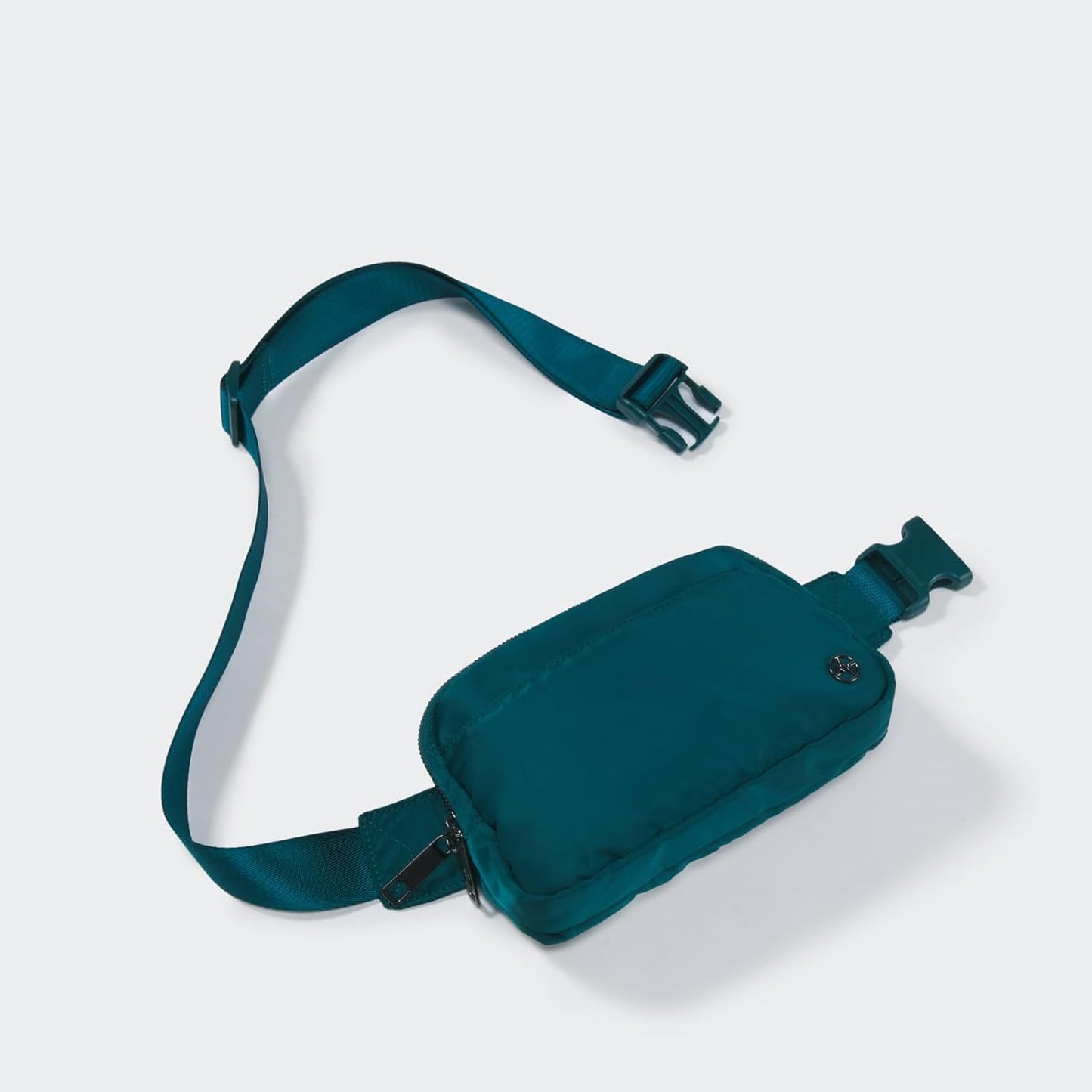 Pander Everywhere Gürteltasche für Damen, 5 Reißverschlussfächer RPET Polyester Umhängetasche (Türkisblau, Einheitsgröße)