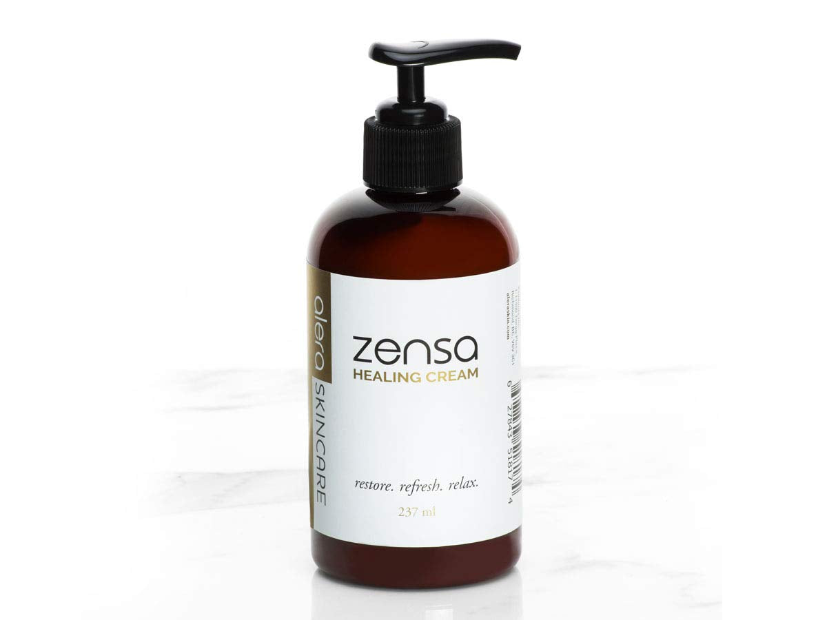 Zensa Healing Cream | Natural Topical Lotion and Moisturizer for Dry Skin | Tattoo, Microblading and Waxing Aftercare | 8 Ounce
