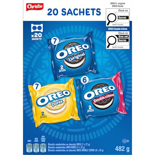 Oreo Sandwichkekse, Snack-Mix-Packungen, 482g