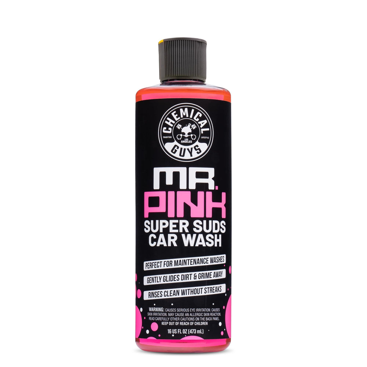 Chemical Guys Mr. Pink Car Wash Soap - 64 oz Super Suds Foaming Car Wash Soap for Cannon, Blaster, or Bucket Washing - pH Balanced, Safe on Wax, Sealant, Ceramic, and Clear Coat Finishes