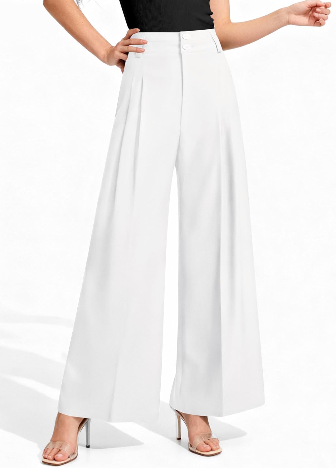 PRETTYGARDEN Womens Spring Wide Leg Palazzo Pants: A Game-Changer for Work and Play