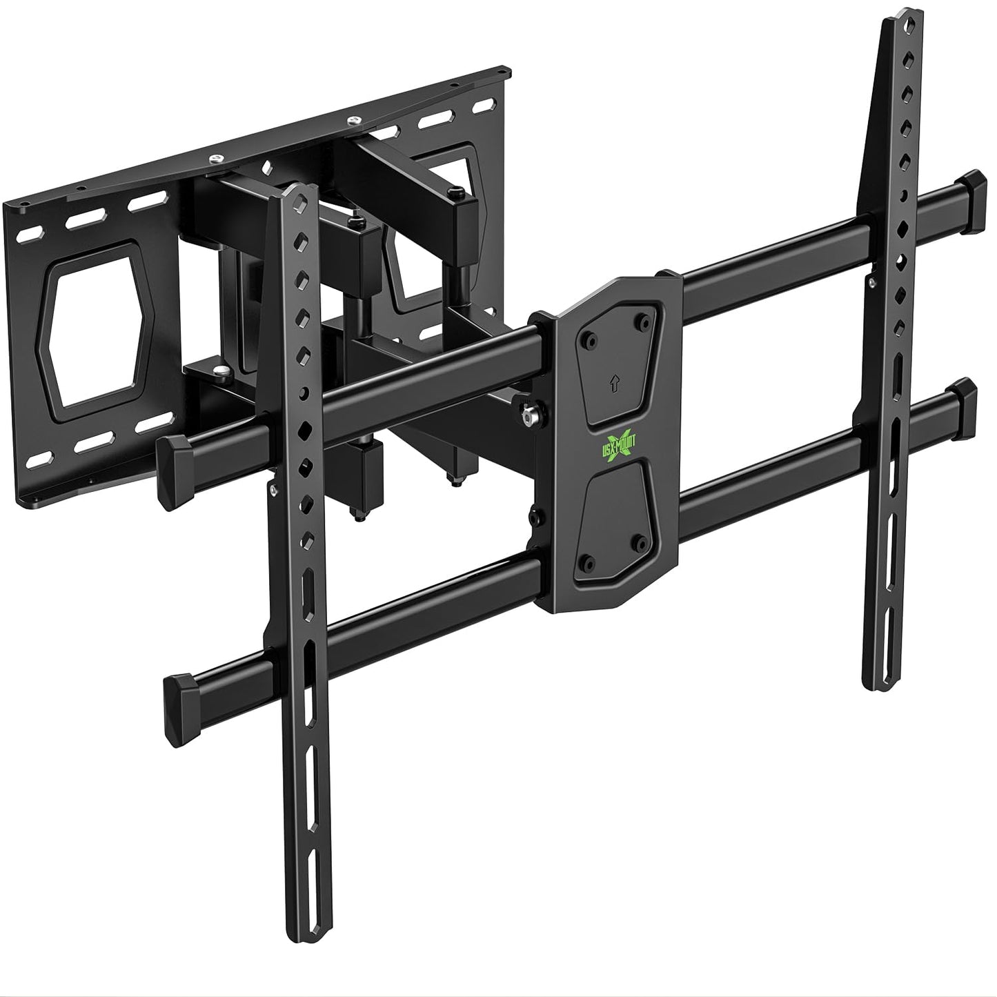 USX MOUNT Swivel TV Wall Mount for 26-60 Inch TVs up to 80 lbs, Single Articulating Arm, Full Motion TV Wall Mount Bracket with Swivel and Tilt, Max VESA 400x400mm