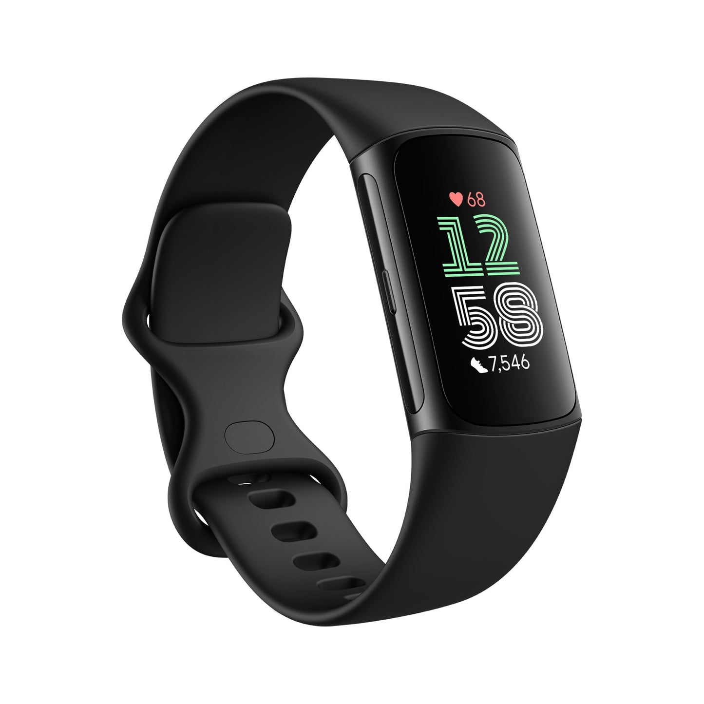 Google Fitbit Charge 6 Advanced Health and Fitness Tracker with Built-in GPS, Stress Management Tools, Sleep Tracking, 24/7 Heart Rate and more -- Silver/White