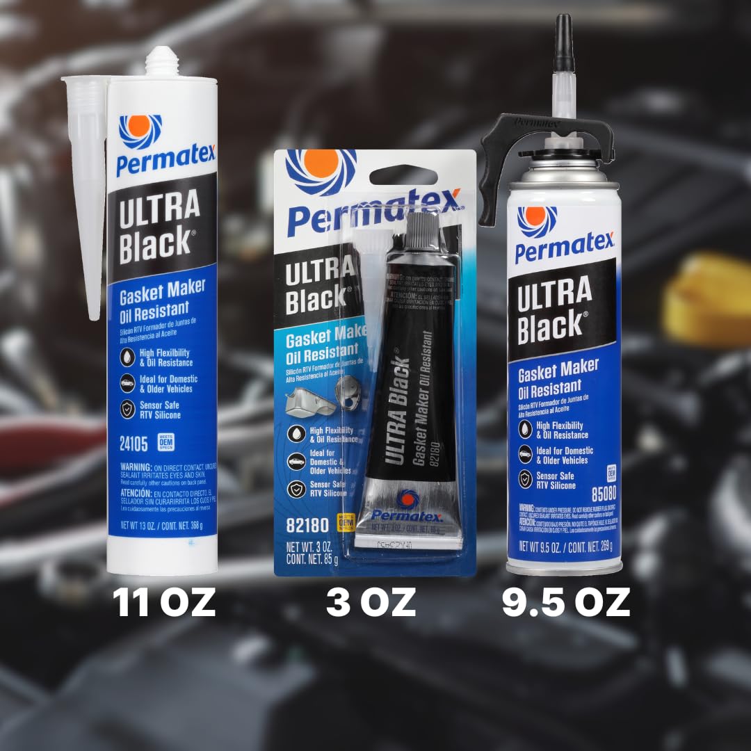 Permatex 82180 Ultra Black Maximum Oil Resistance RTV Silicone Gasket Maker Review