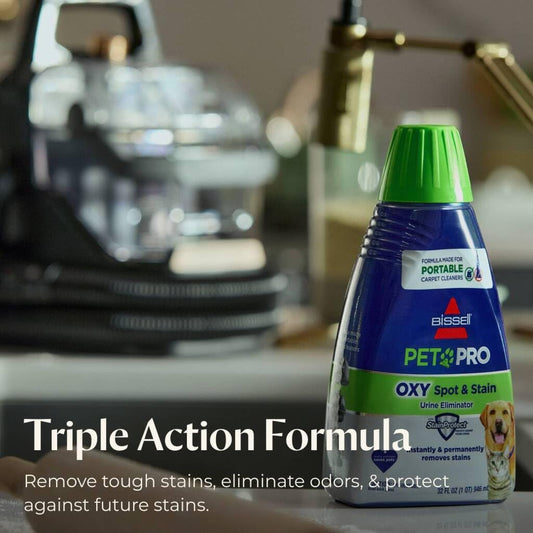 Bissell® Little Green® Proheat® Pet, Portable Deep Cleaner with Heated Cleaning Technology, Quickly Heats to 120°F, Self-Cleaning Tough Stain Tool and Pet Pro Oxy Triple Action Formula Included, 3921B