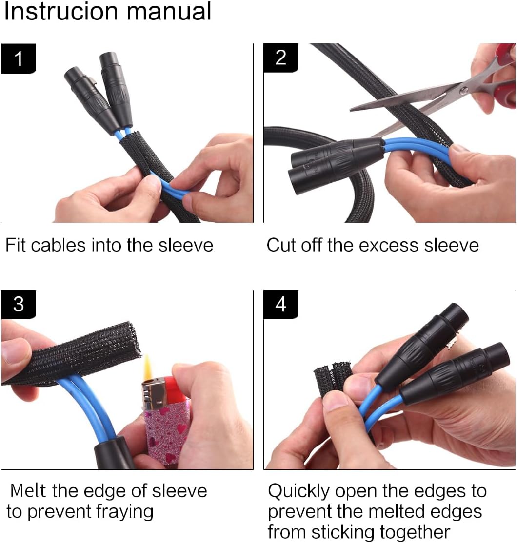 Alex Tech Cord Protector Wire Loom Tubing - A Simple Solution to Cable Chaos