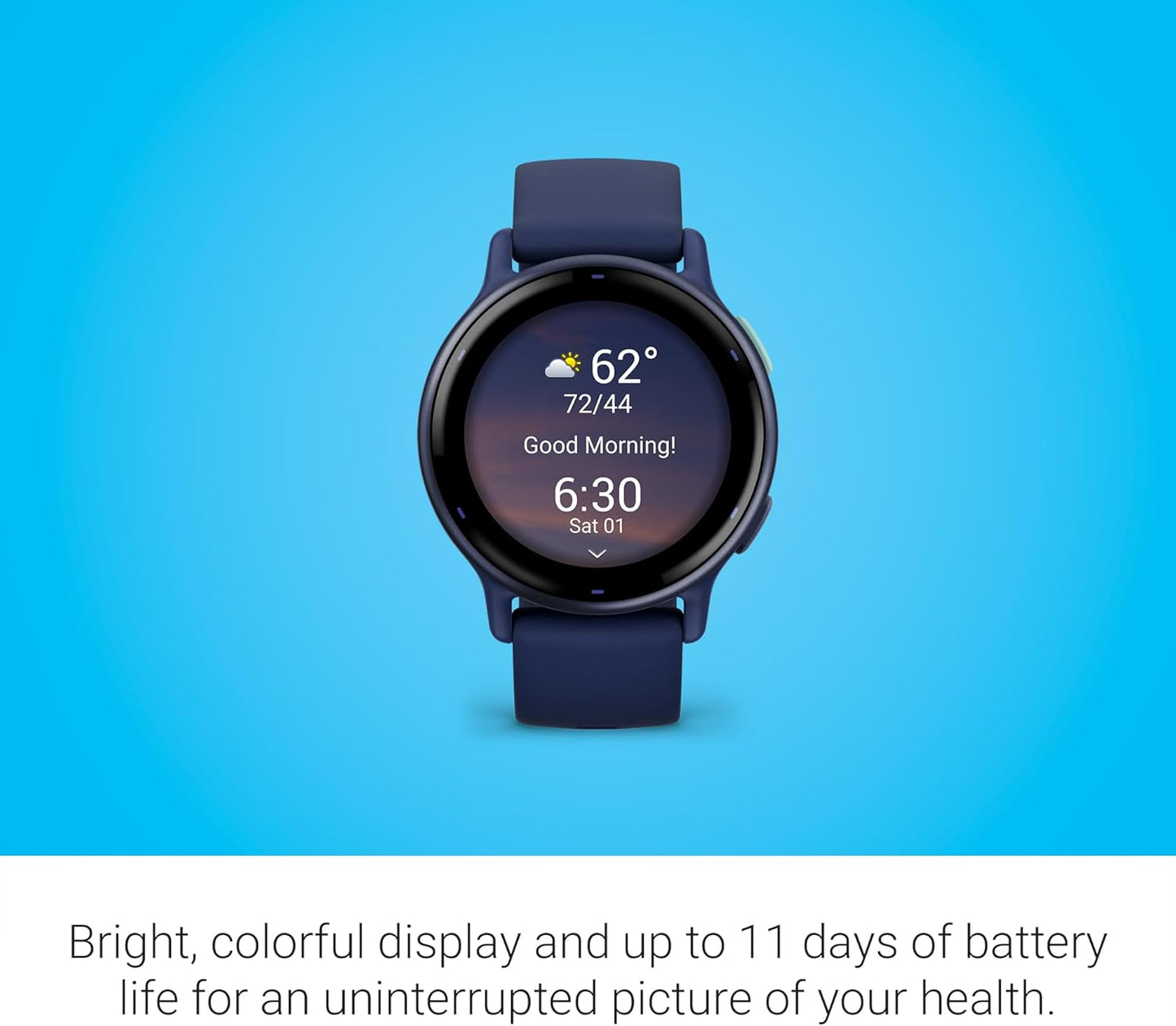Garmin vívoactive 5, GPS-Smartwatch für Gesundheit und Fitness, AMOLED-Display, bis zu 11 Tage Akkulaufzeit, Schwarz