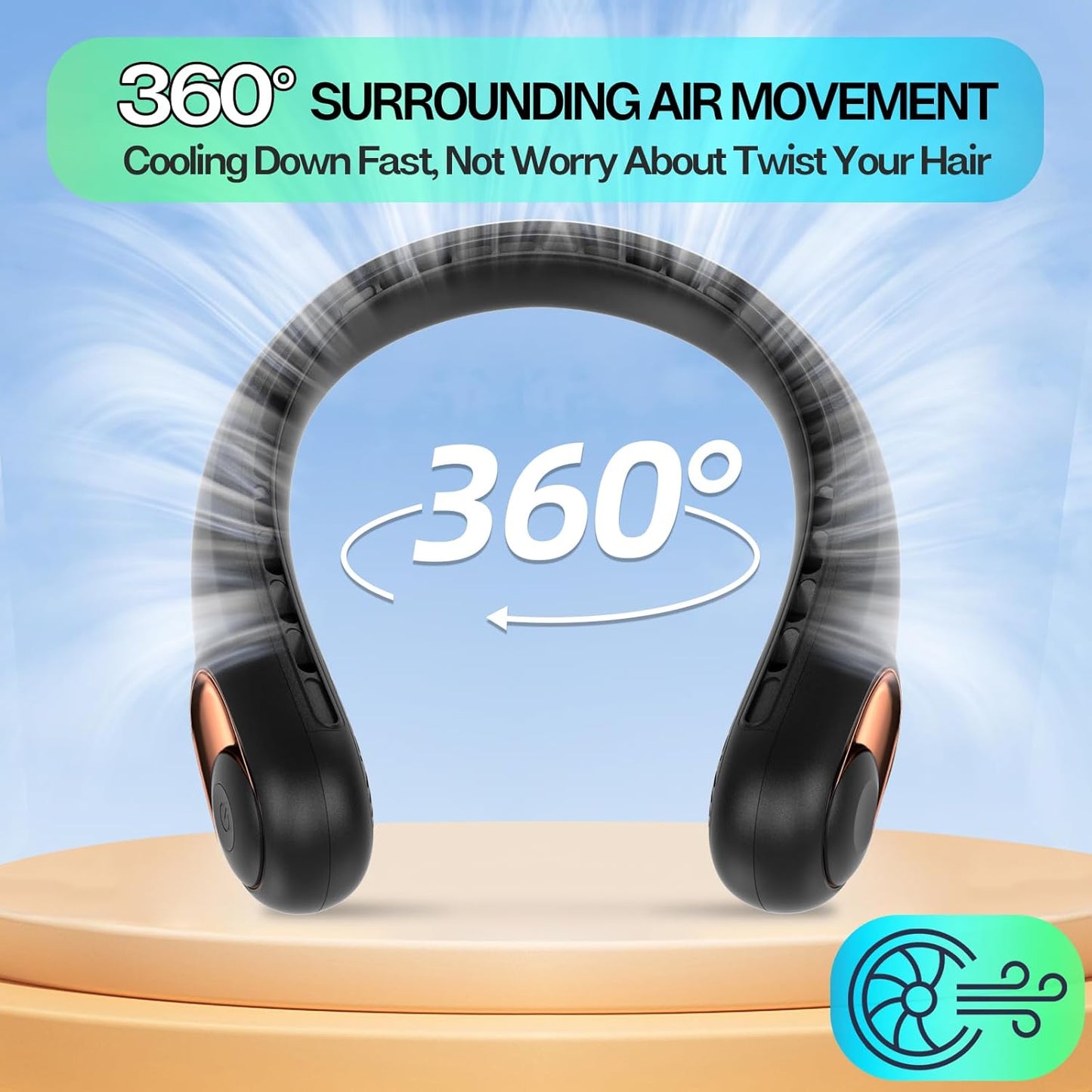 KIDEE Neck Fan: The Ultimate Hands-Free Cooling Companion