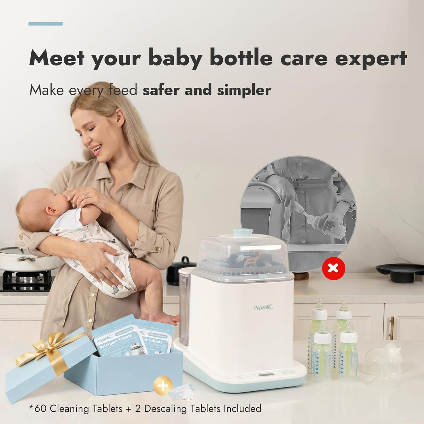 Papablic Bottle Washer Pro: The Ultimate Game-Changer for New Parents