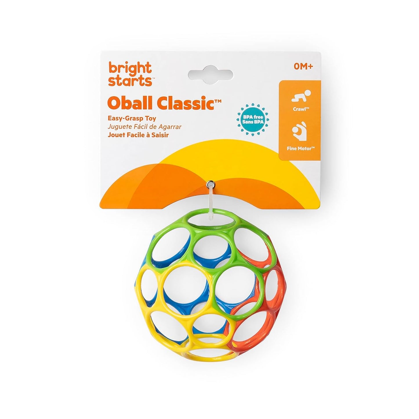 Bright Starts Oball Easy Grasp Classic Ball Review: A Timeless Infant Toy