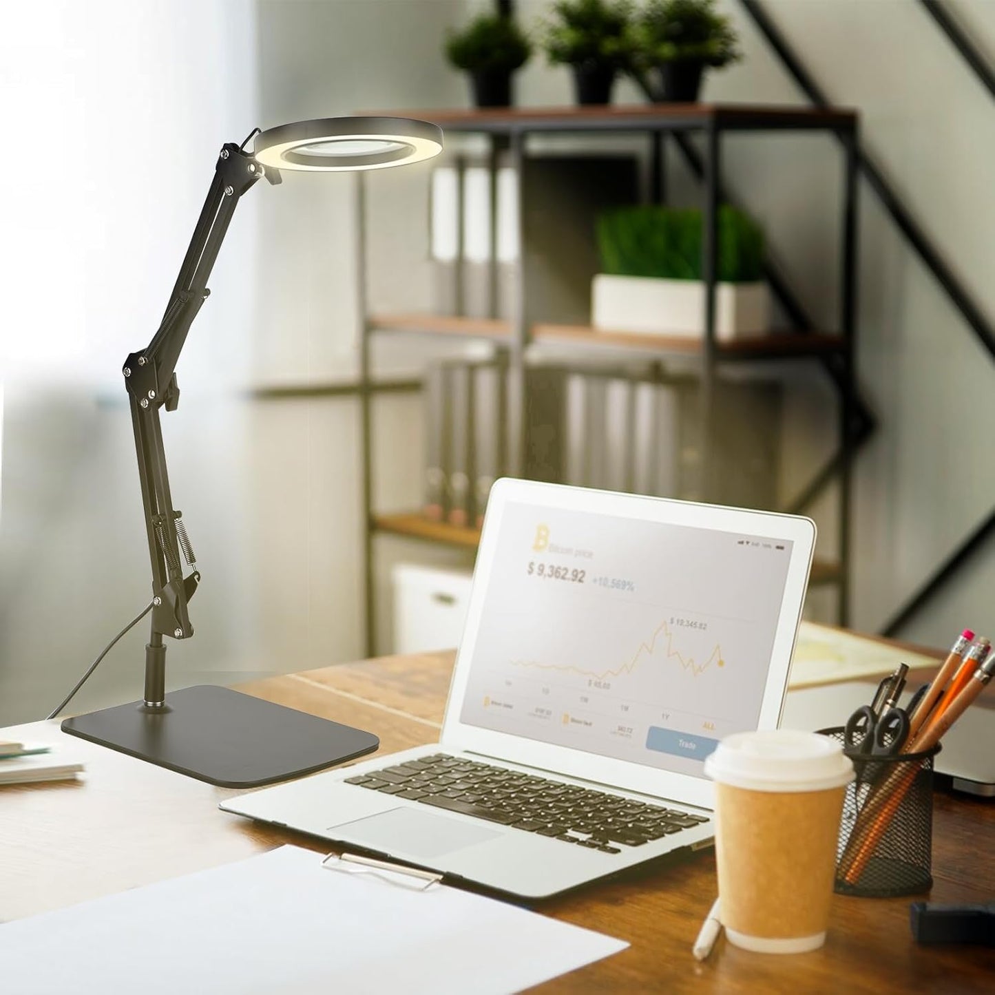 LED Magnifier Desk Lamp with Stand and Clamp - A Game-Changer for Close Work