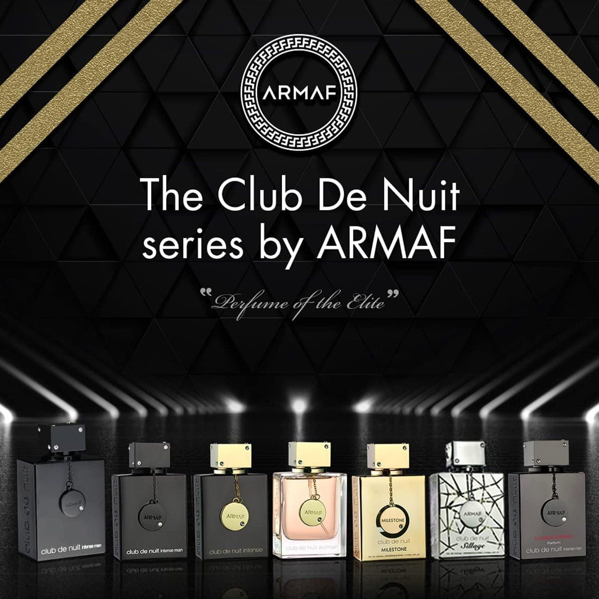 ARMAF S Club De Nuit Intense for Men Eau De Toilette Spray, 3.4 ounces, black, 106 ml / 3.6 oz (31470)