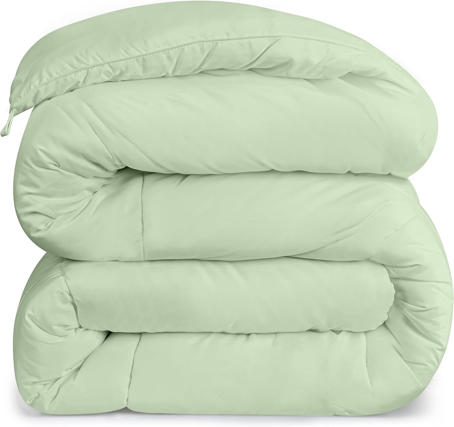 Utopia Bedding Comforter Review: A Soft and Cozy Sage Green Twin Size Duvet Insert
