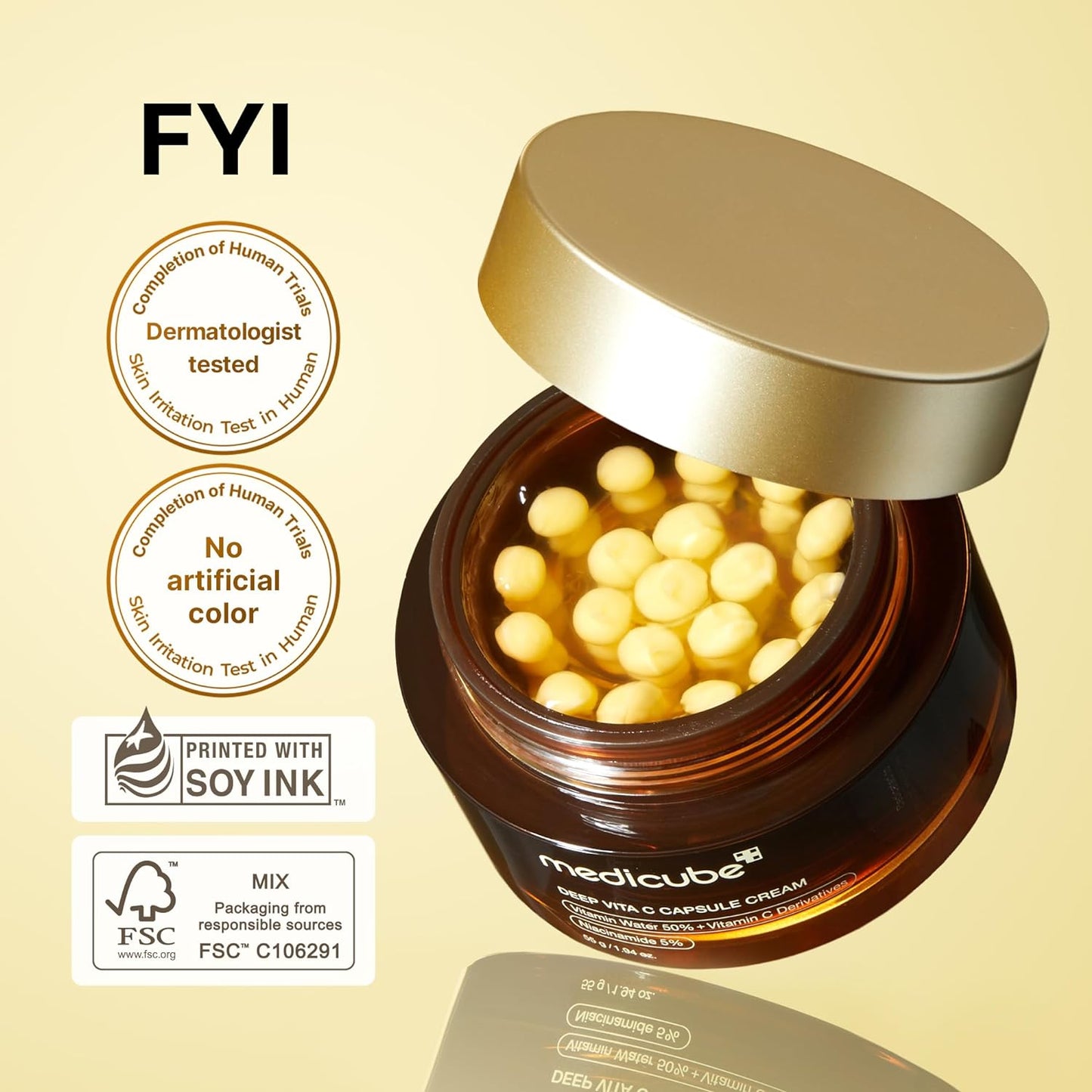 Unlock Radiant Skin with medicube's Deep Vitamin C Capsule Cream
