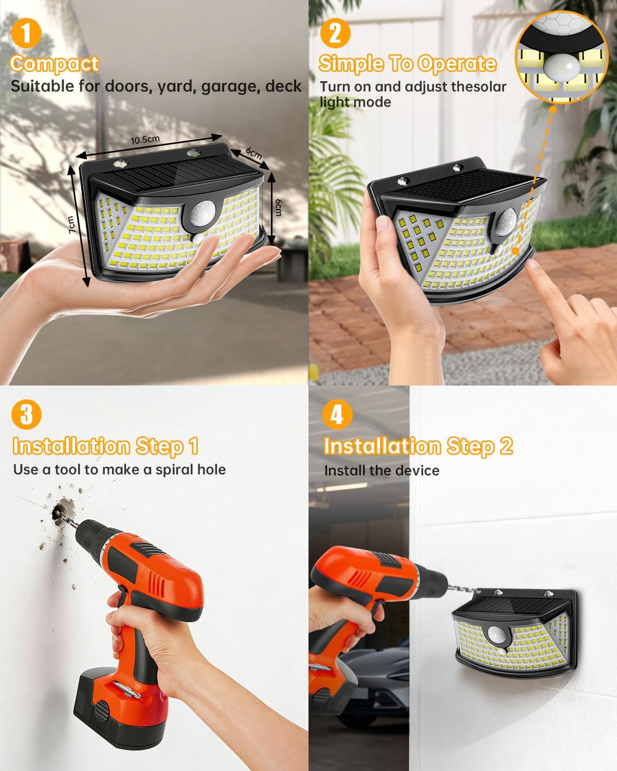 Aootek Solar Motion Sensor Lights: A Game-Changer for Outdoor Lighting