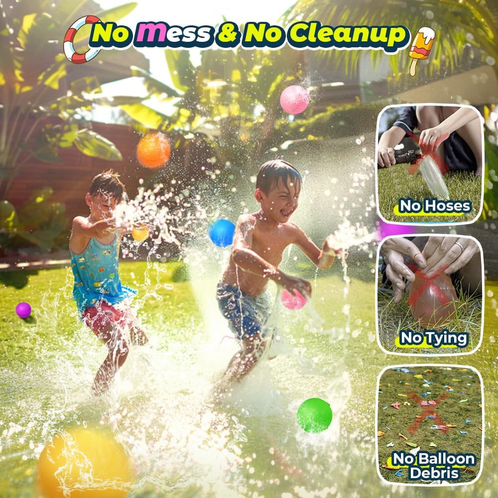 Reusable Water Balloons for Endless Summer Fun