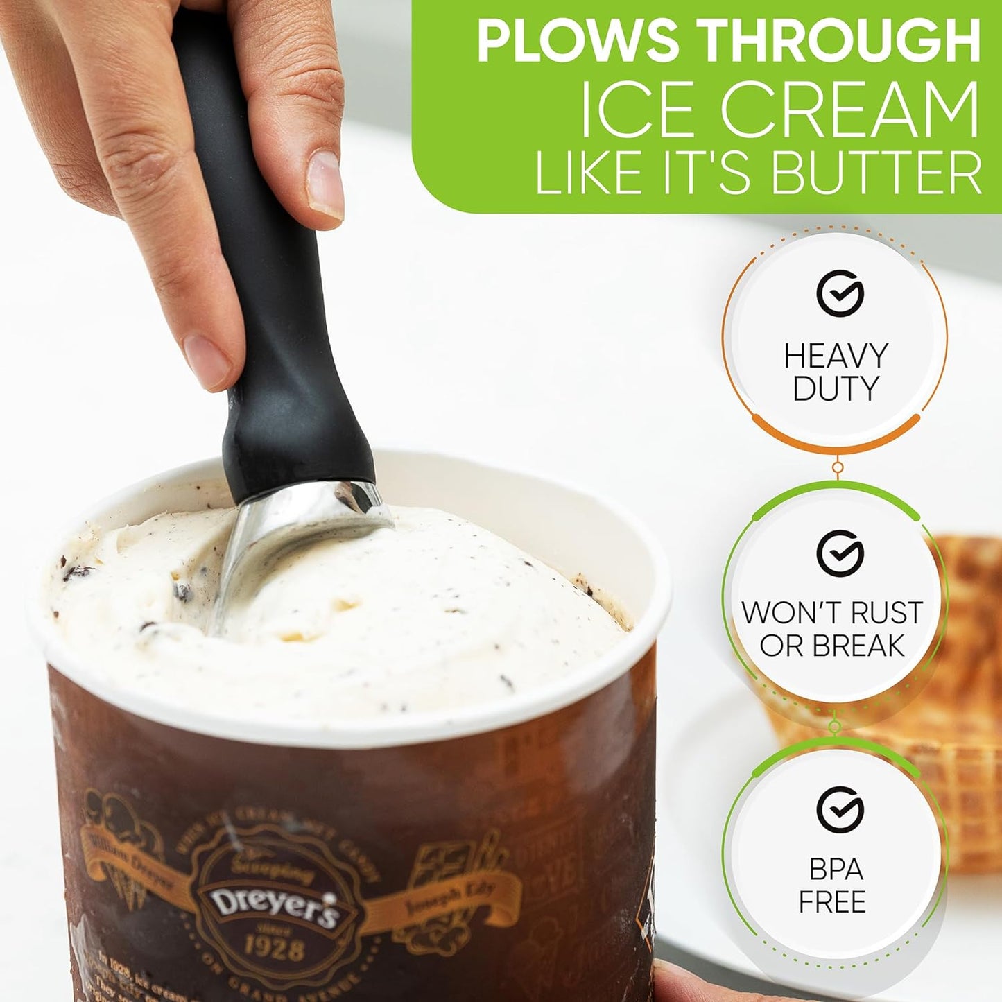 Spring Chef Heavy Duty Ice Cream Scoop: A Game-Changer for Dessert Lovers