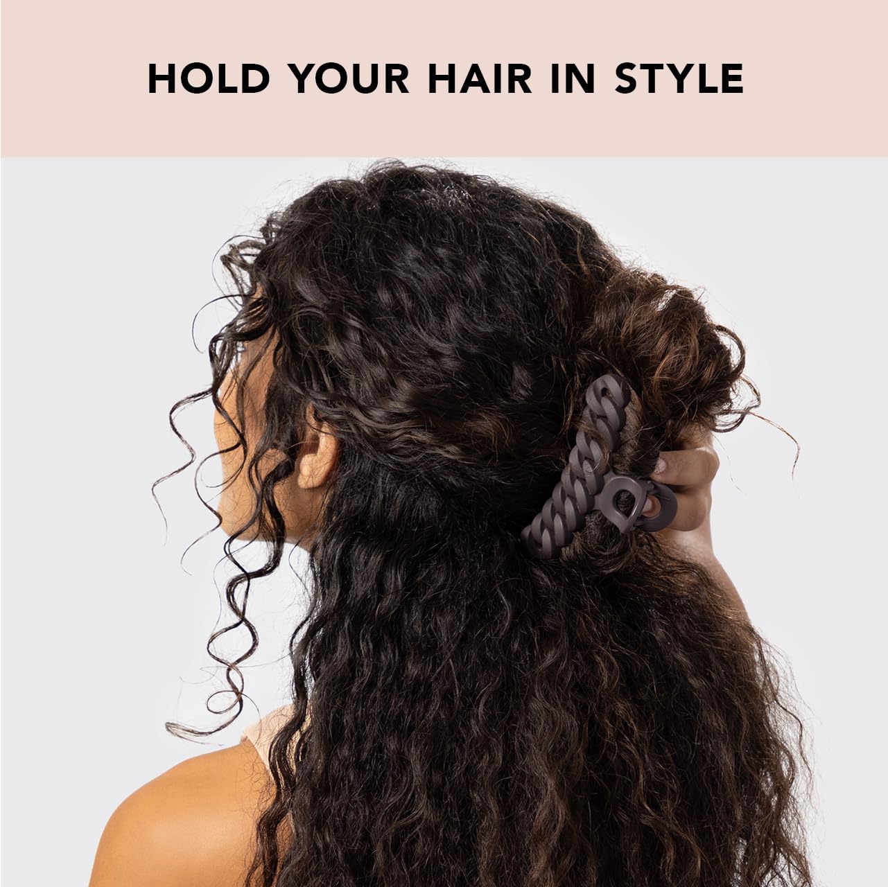 Kitsch Mittelgroße Haarspangen für Damen, starker Halt, Haarclips aus recyceltem Kunststoff für dickes Haar | Ideal für Hochsteckfrisuren, halb offene Frisuren | Ideale Geschenke für Frauen – 2 Stück, Schwarz und Schildpatt