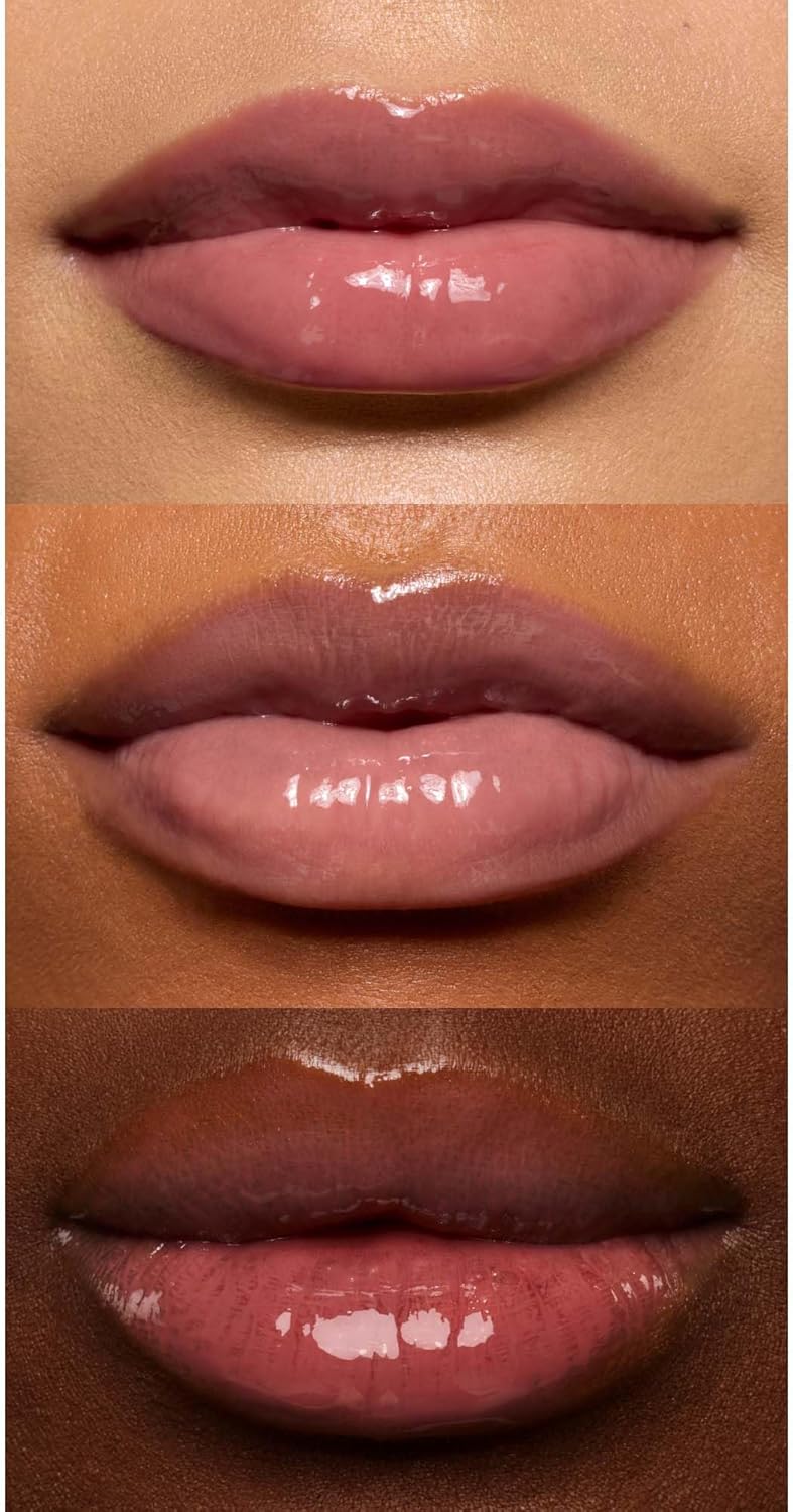 e.l.f. Glow Reviver Lip Oil, Pflegendes getöntes Lippenöl für ein hochglänzendes Finish, angereichert mit Jojobaöl, vegan & tierversuchsfrei, Rose Envy