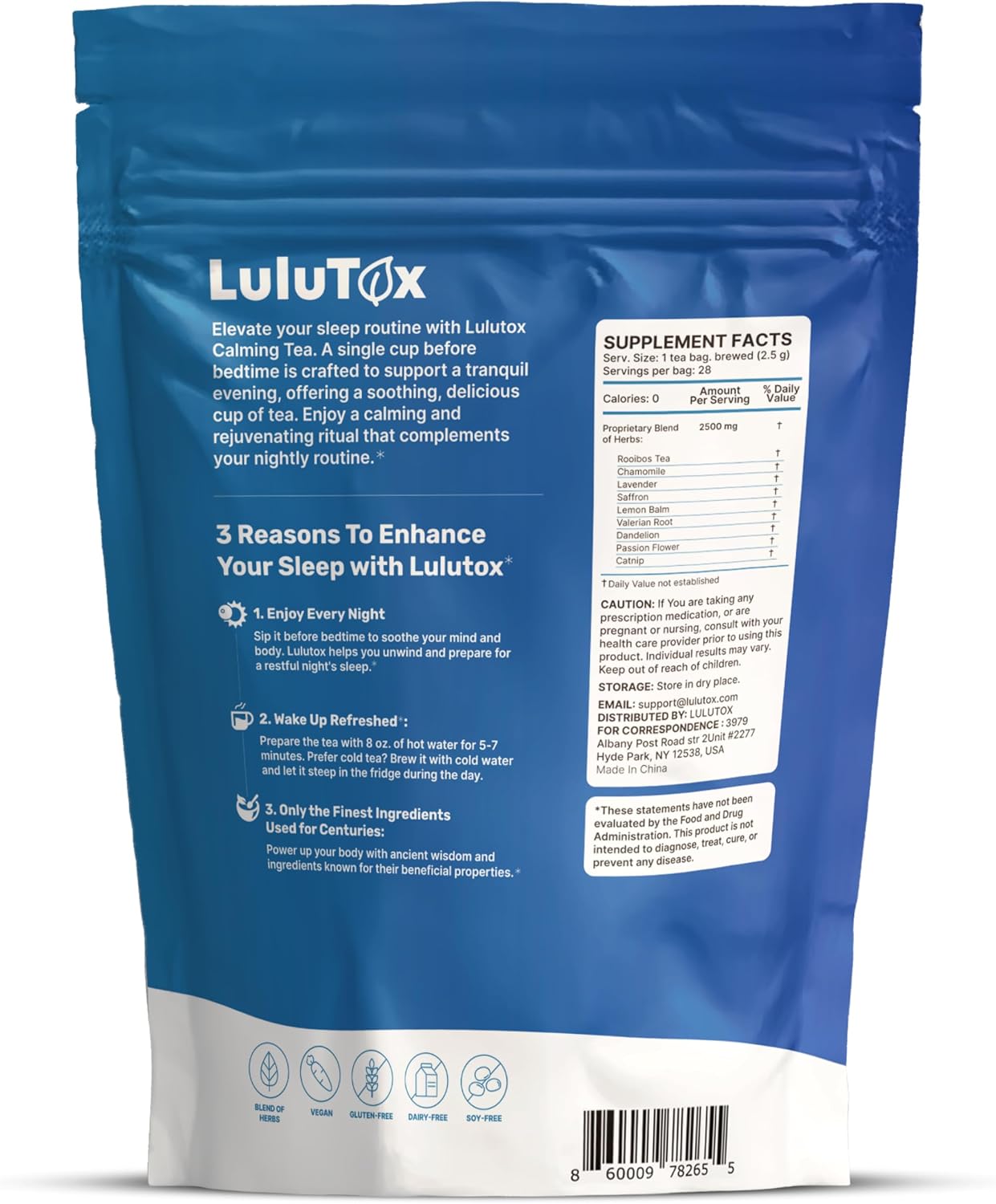 Wellamoon Sleep Patches & Lulutox Sleep Tea Bundle (84 Patches & 28 Servings)