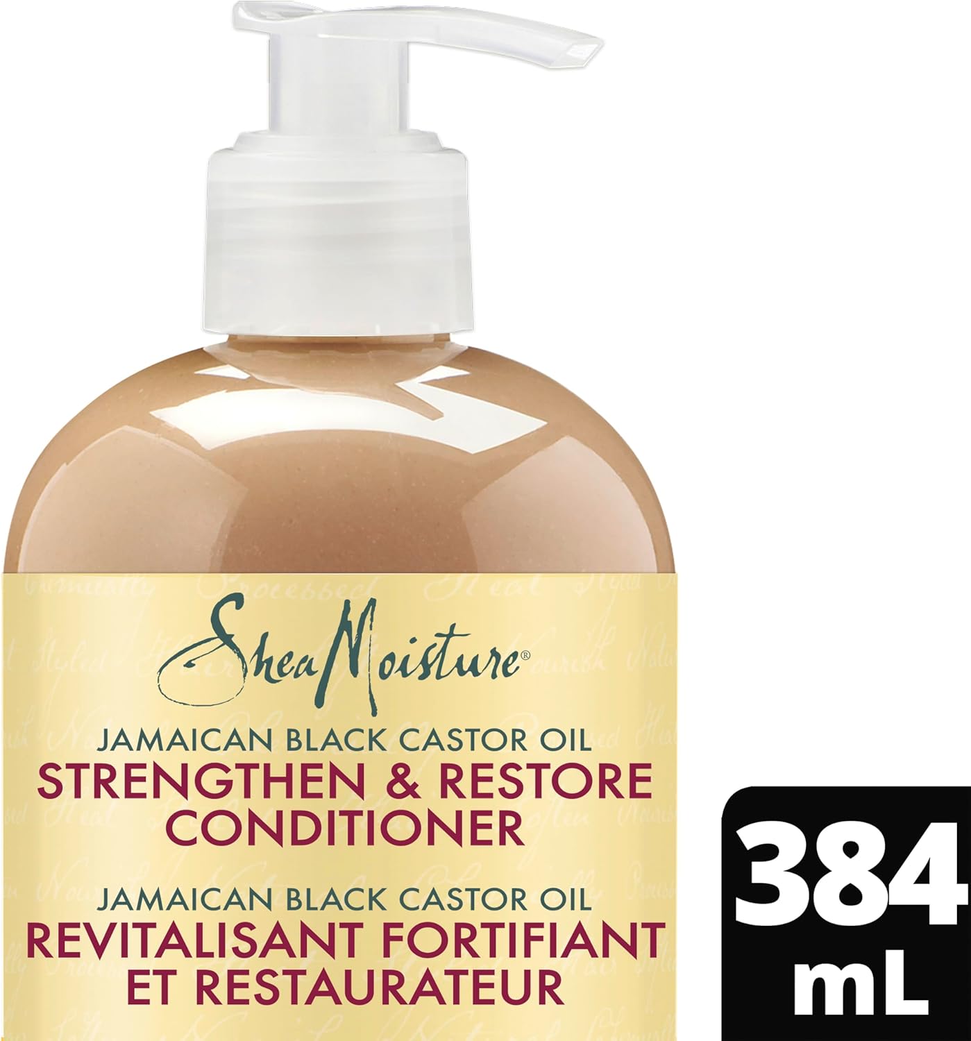 SheaMoisture Jamaican Black Castor Oil Stärke & Aufbau für strapaziertes oder chemisch behandeltes Haar Leave-In Conditioner tierversuchsfreie Haarpflege 340ml