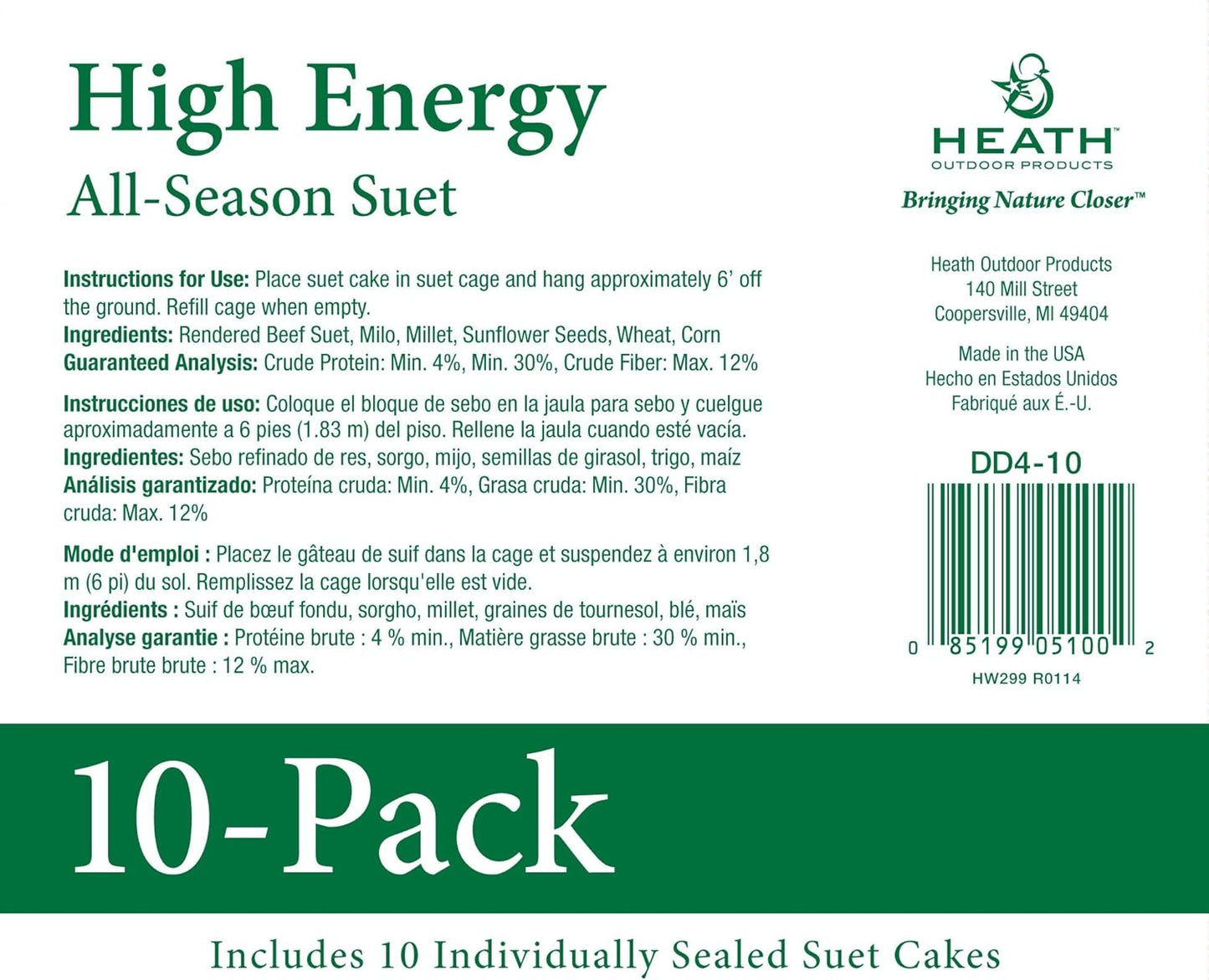 Heath Outdoor Products Suet Cakes: A Birdwatcher's Delight