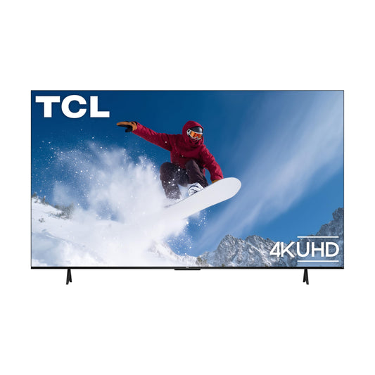 TCL 50-Inch Class S4 4K LED Smart TV with Fire TV (50S450F-CA), Dolby Vision HDR, Dolby Atmos, Alexa Built-in, Apple Airplay Compatibility, Streaming UHD Television, Black