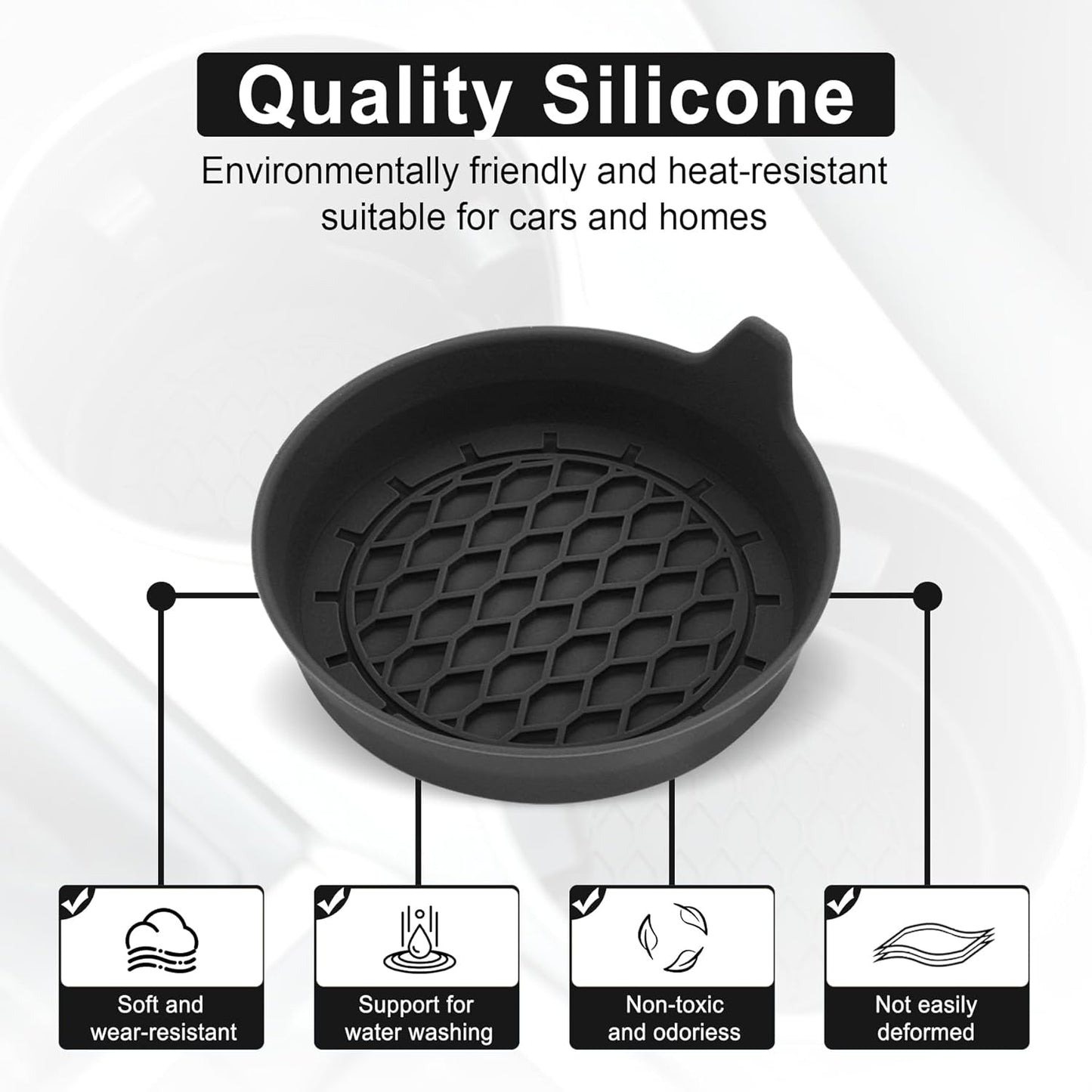 SINGARO Car Cup Holder Coaster: A Game-Changer for a Cleaner Ride