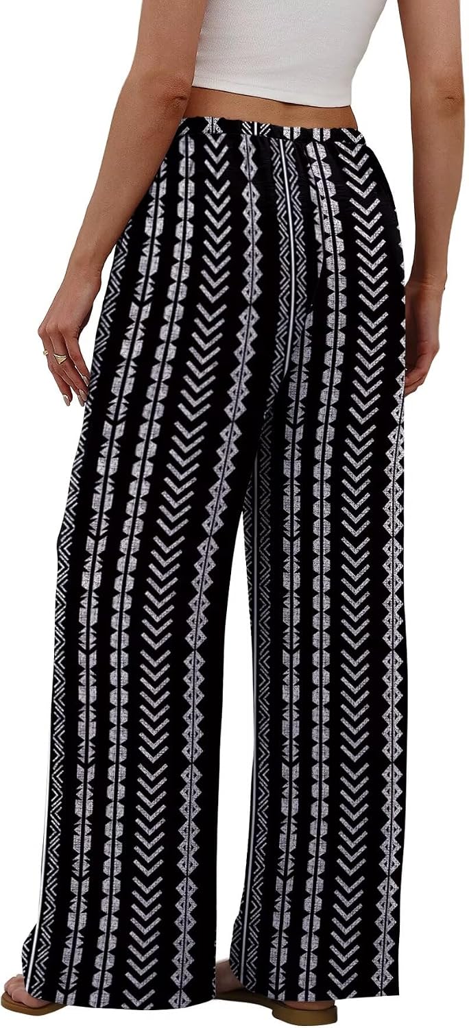 SAMPEEL Wide Leg Pants for Women: Flowy Palazzo Perfection