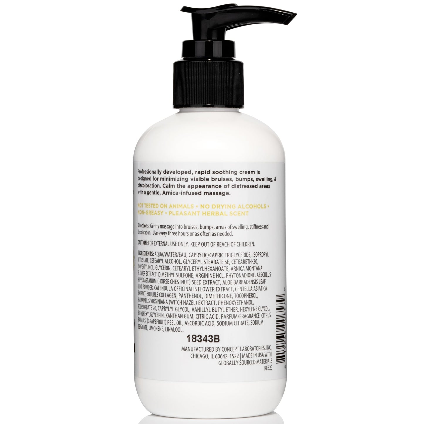 Reshape+ Arnica Bruise Relief Topical Cream For Bruising, Swelling, & Discoloration On Skin, Natural Skin Care Homeopathic Arnica Lotion W/Vitamin K, Horse Chestnut, & Collagen, Large 8 Fl Oz