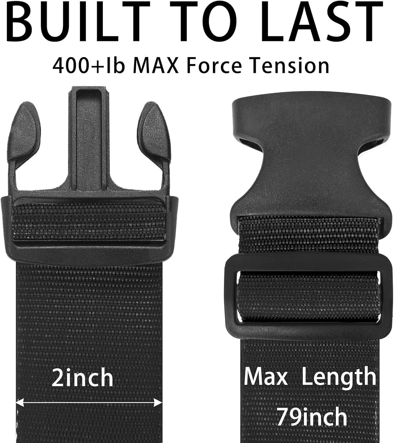 BILIONE 4er-Pack Gepäckgurte | 79 Zoll lange Gurte sichern den Koffer auf Reisen, TSA-zugelassenes Premium-Zubehör zum Anbringen einer zusätzlichen Tasche für den Reisegepäckverschluss (Blau+Orange+Grün+Pink)