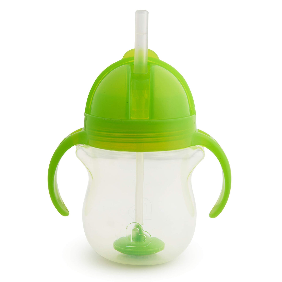 Munchkin Any Angle Click Lock Weighted Straw Trainer Cup, 7 Oz, 1 Pack, Blue