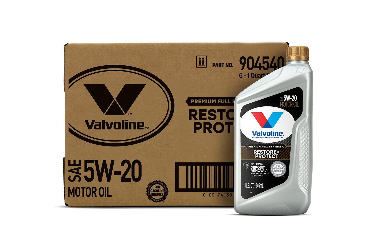 Valvoline Advanced Full Synthetic SAE 0W-20 Motor Oil 5 QT