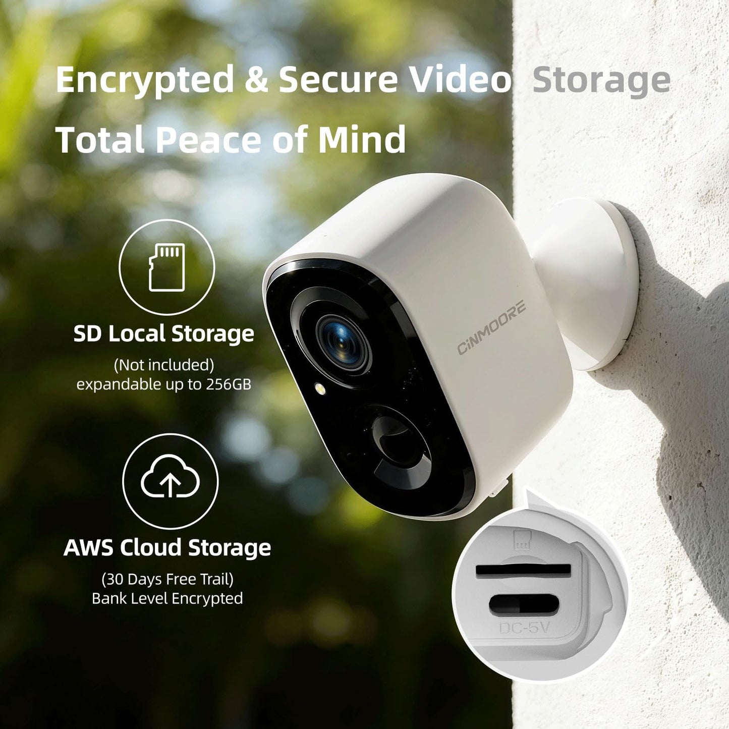 2.5K Wireless Home Security Cameras 2-Pack, Outdoor WiFi Non-Subscription AI Person Detection, 4MP Color Night Vision, Full Duplex 2-Way Audio, IP66 Waterproof Battery Powered, U.S. AWS Cloud