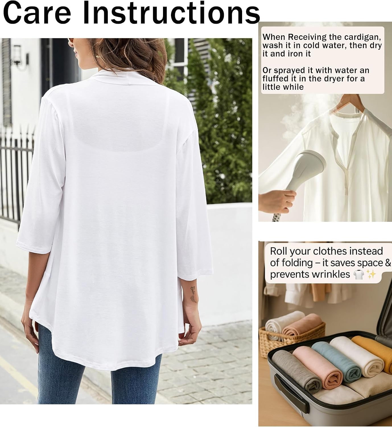 Yekaty Plus Size White Cardigan for Women: A Summer Staple