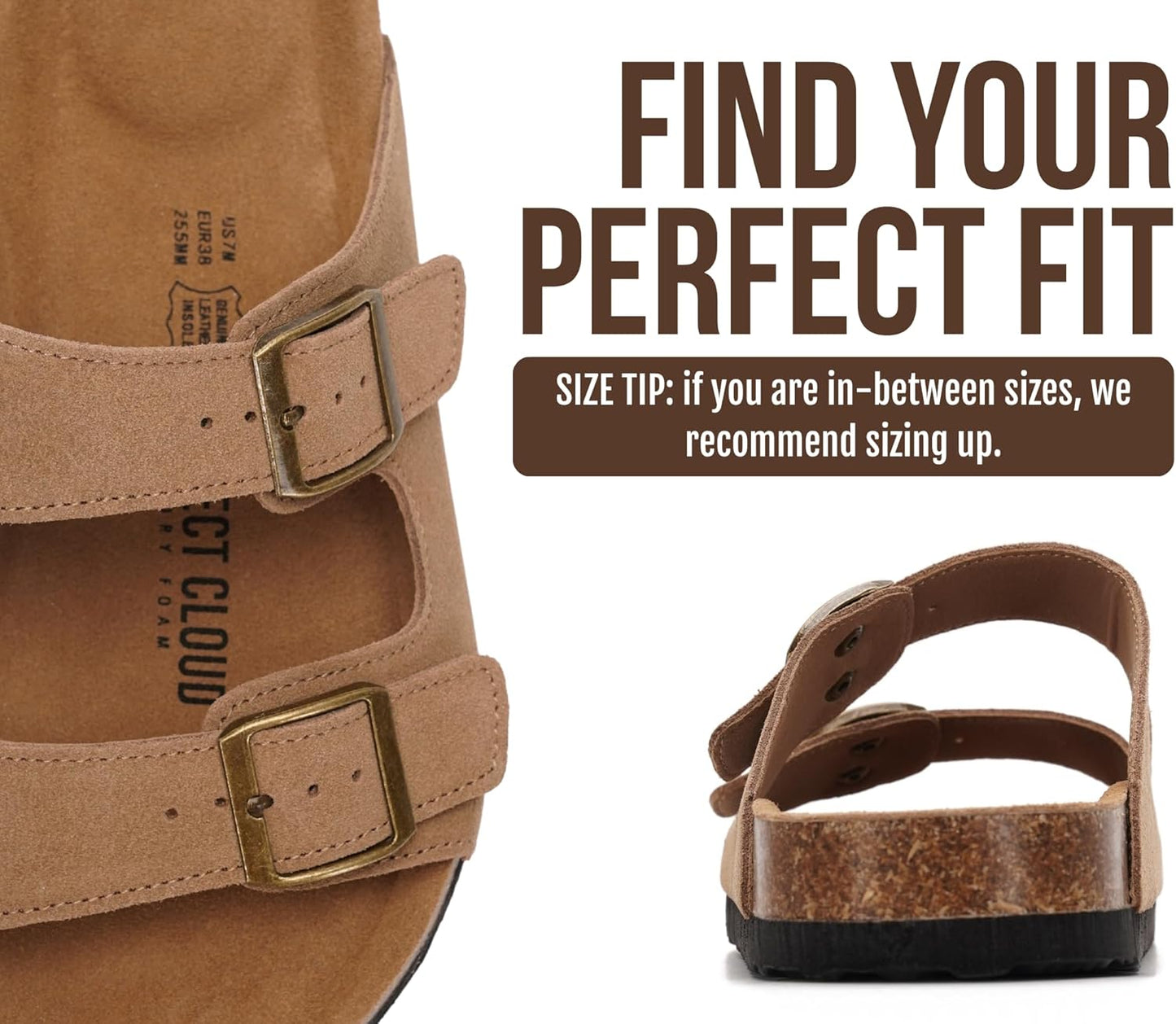 Step into Comfort: Project Cloud's 100% Genuine Leather Flat Sandals