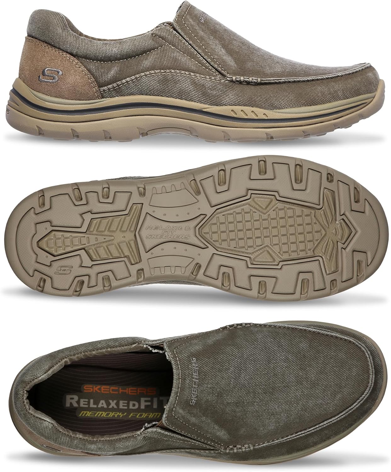 Skechers Mens Expected - Avillo Relaxed Fit Slip on Loafers