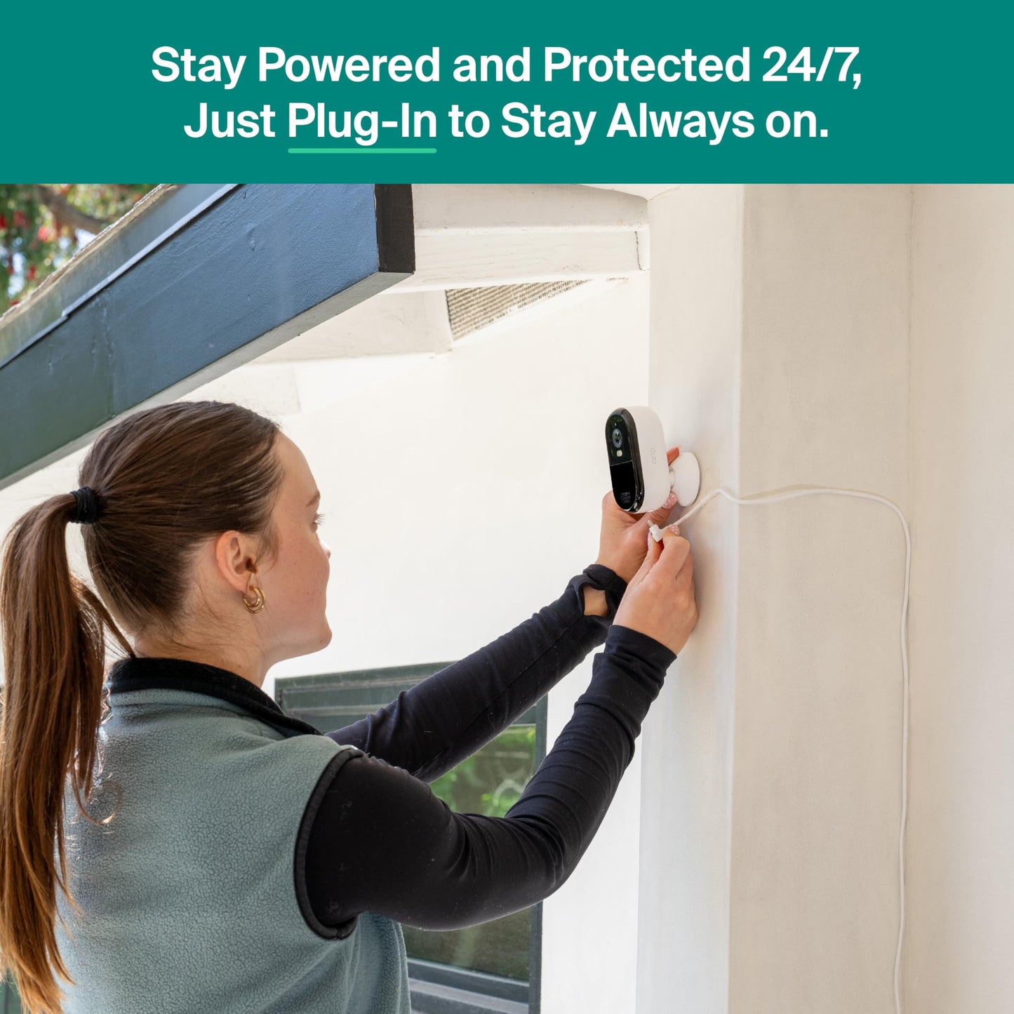 Security Camera Outdoor Wired 2-Pack - Arlo Essential 2K Surveillance Camera with Person Detection, Package Alert, Color Night Vision, 2-Way Audio, Weather Resistant, Motion Detection