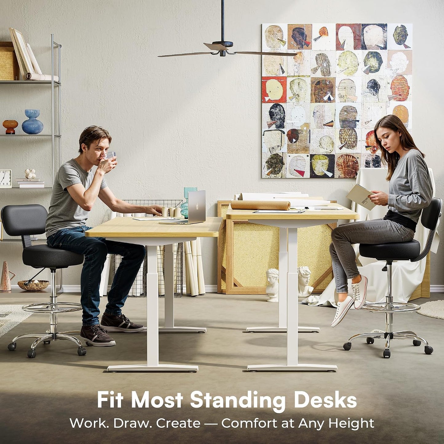 SUPERJARE Drafting Chair Review: Comfort Meets Functionality