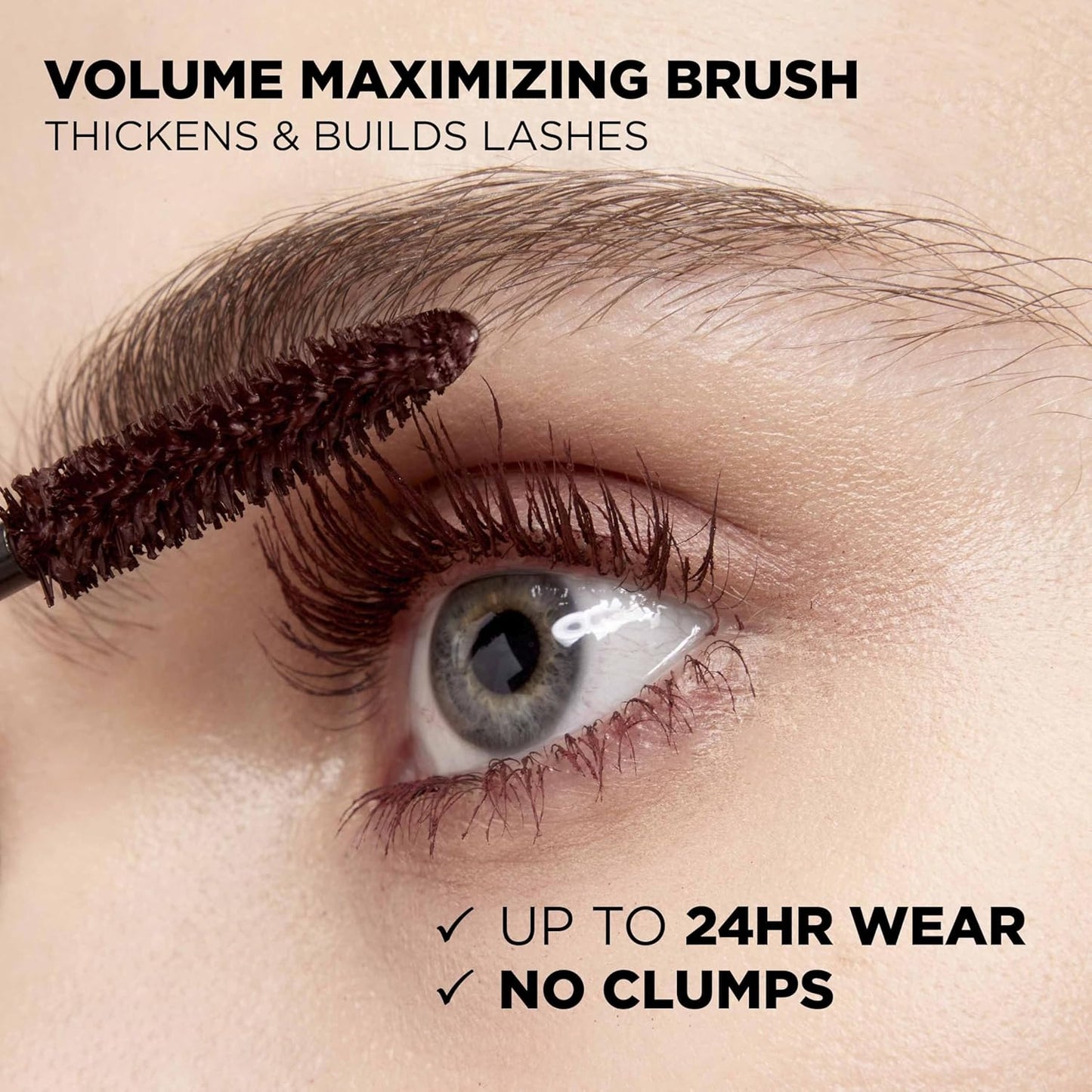 L'Oréal Paris Voluminous Original Mascara, Wimpern tuschen für Volumen und Trennung, nicht verklumpende Formel für weiche und geschmeidige Wimpern, Blackest Black 8,5ml