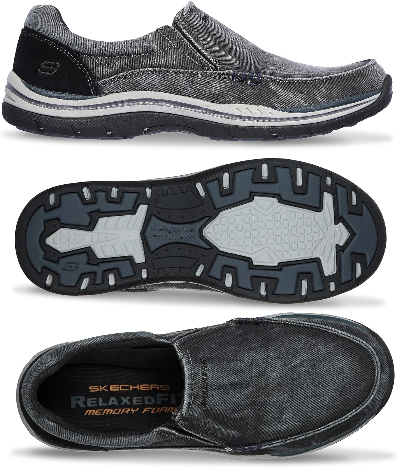 Skechers Mens Expected - Avillo Relaxed Fit Slip on Loafers
