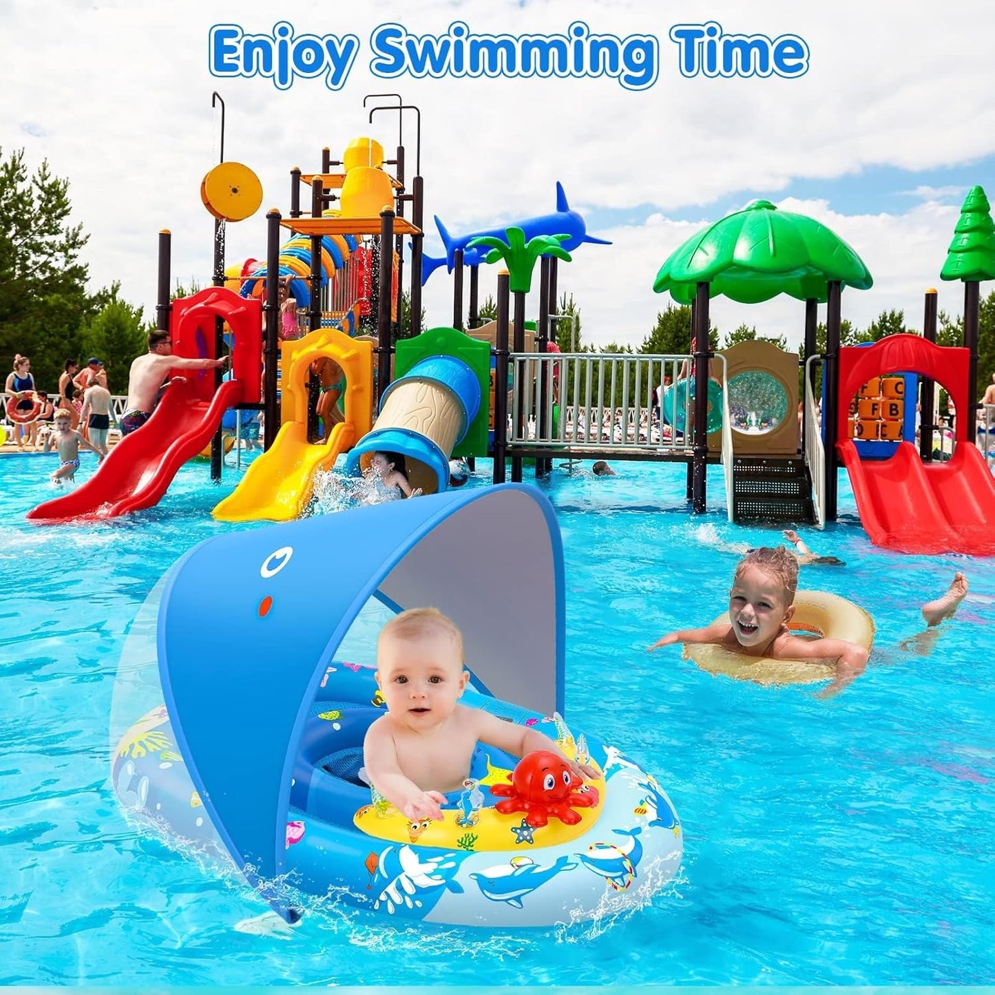 EZIGO Baby Pool Float with Canopy: A Summer Essential for Little Ones