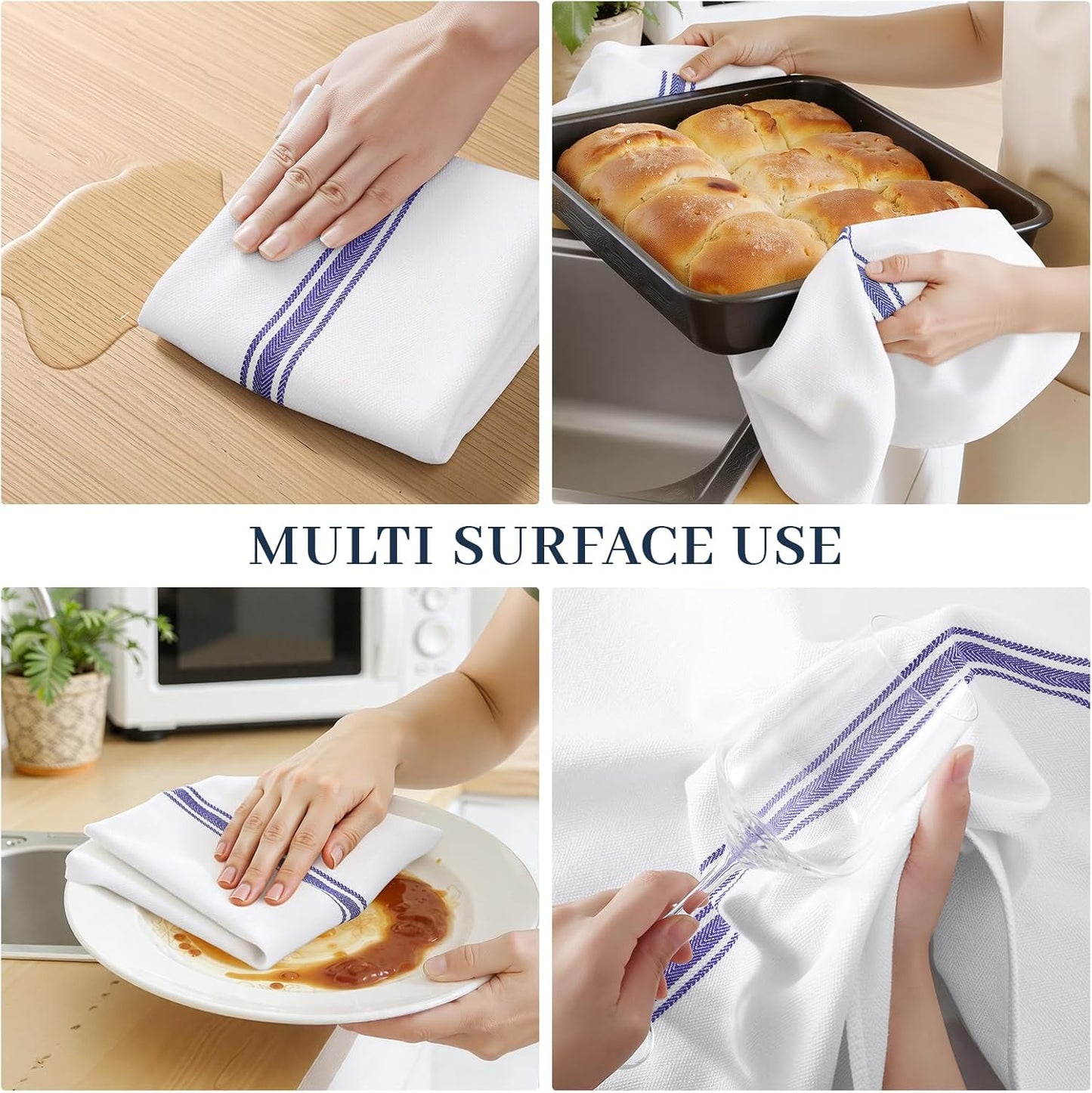 Homaxy Kitchen Towels: Soft, Absorbent, and Practical