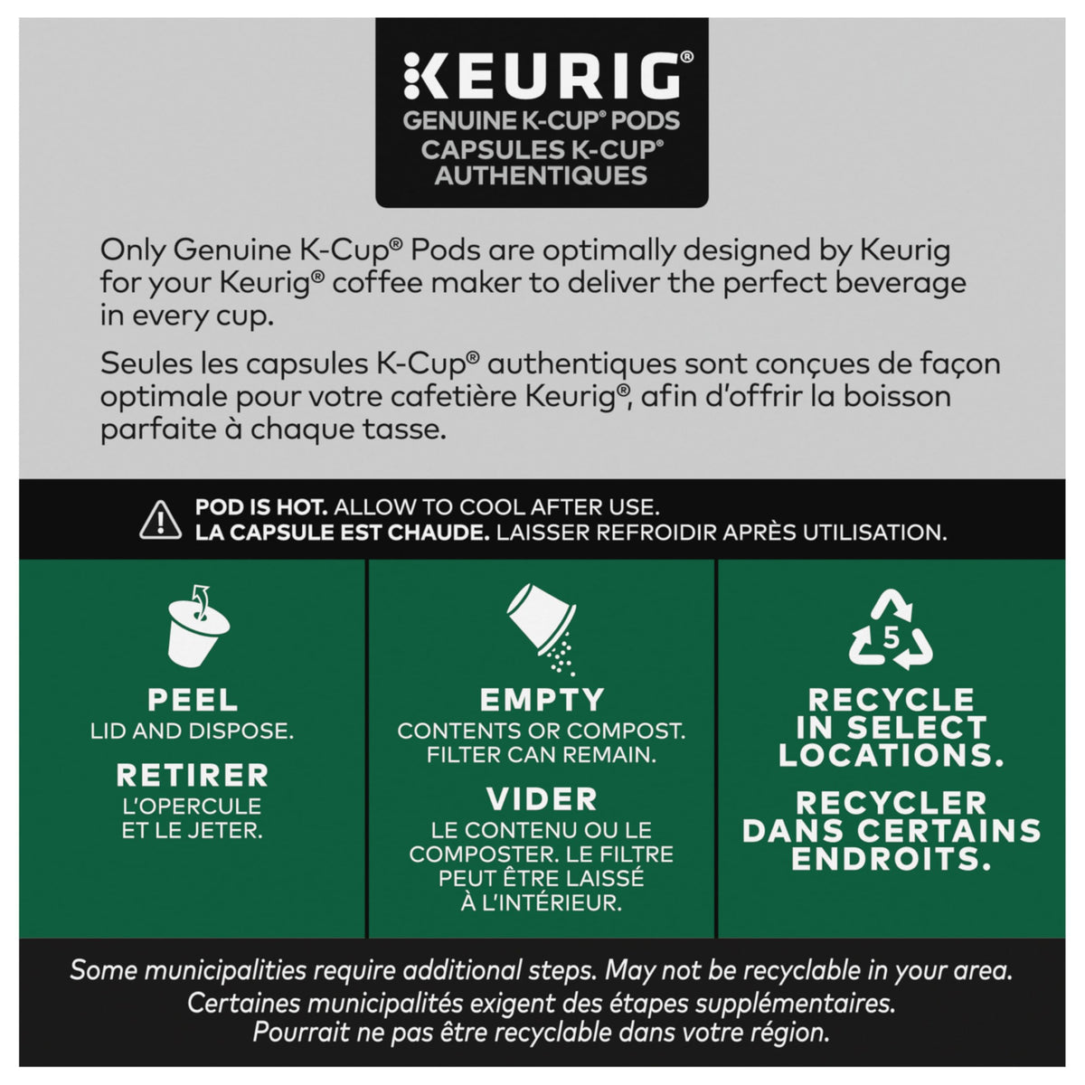 Starbucks Caramel Flavoured Coffee K-Cup Pods. 10 count.