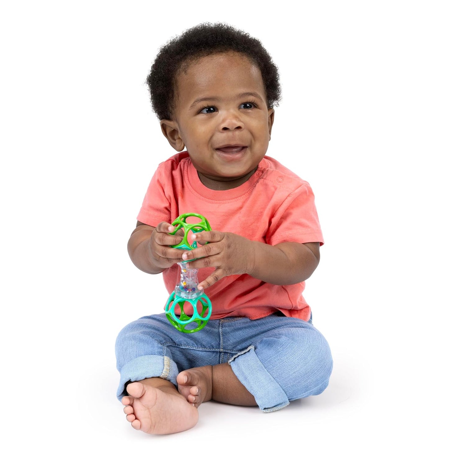 Bright Starts Oball Shaker Rattle Toy: A Fun and Engaging Way to Stimulate Your Baby's Senses