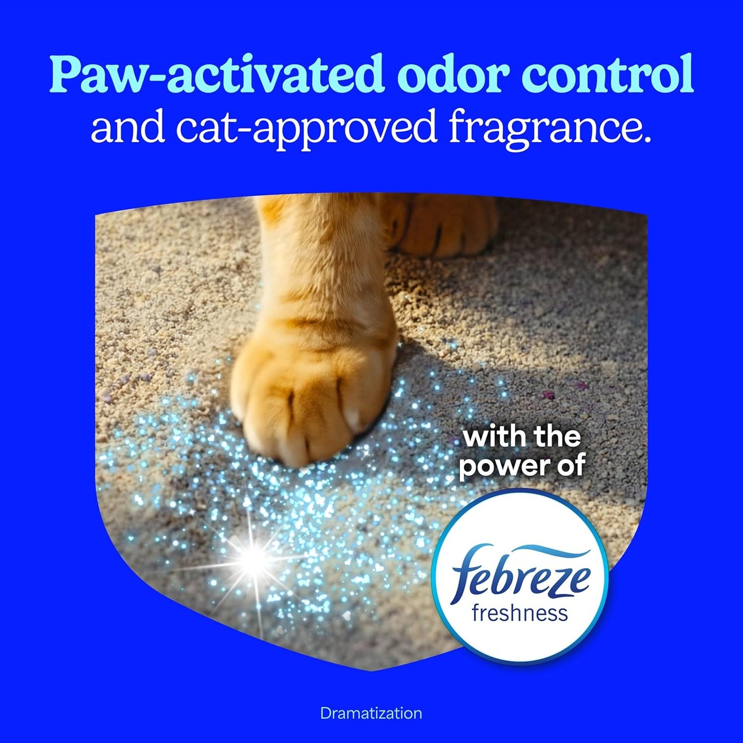 Fresh Step Heavy Duty Odor Block Advanced Multi Cat Clumping Litter with Febreze