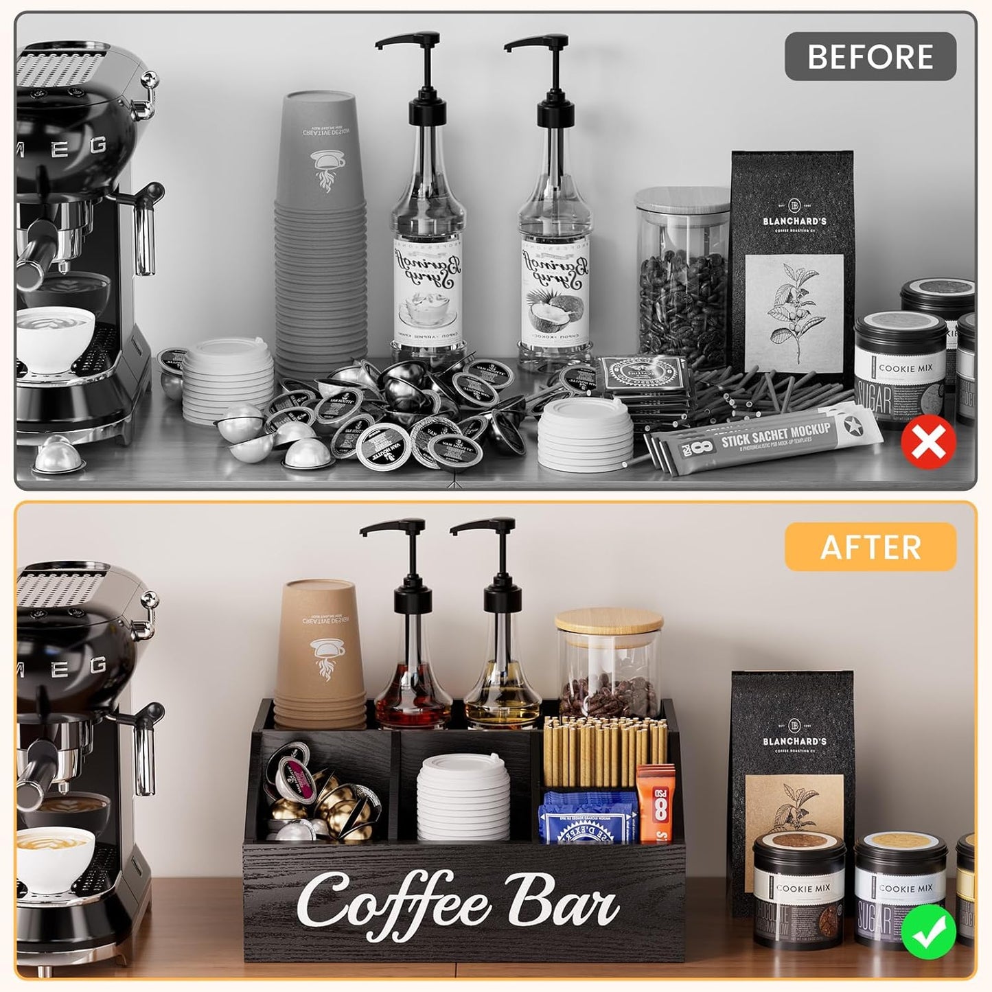 WooOrganix Coffee Station Organizer: A Game-Changer for Coffee Lovers