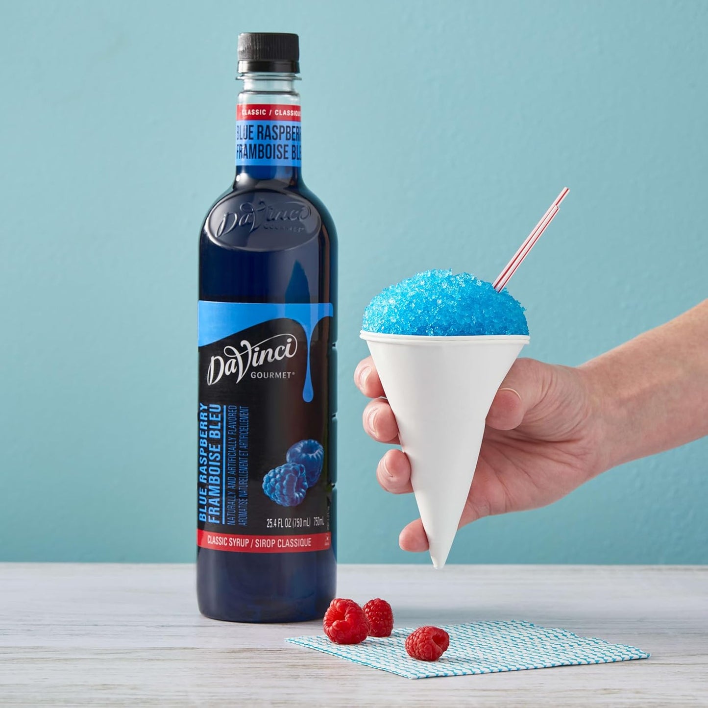 Unleash the Fun with DaVinci Gourmet Classic Blue Raspberry Syrup